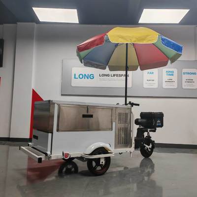 Mobile insulated tricycle for street vending, refrigerator tricycle, scenic spot insulated tricycle, export tricycle for street vending