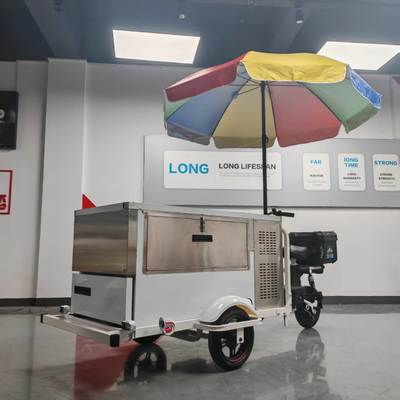 Mobile insulated tricycle for street vending, refrigerator tricycle, scenic spot insulated tricycle, export tricycle for street vending